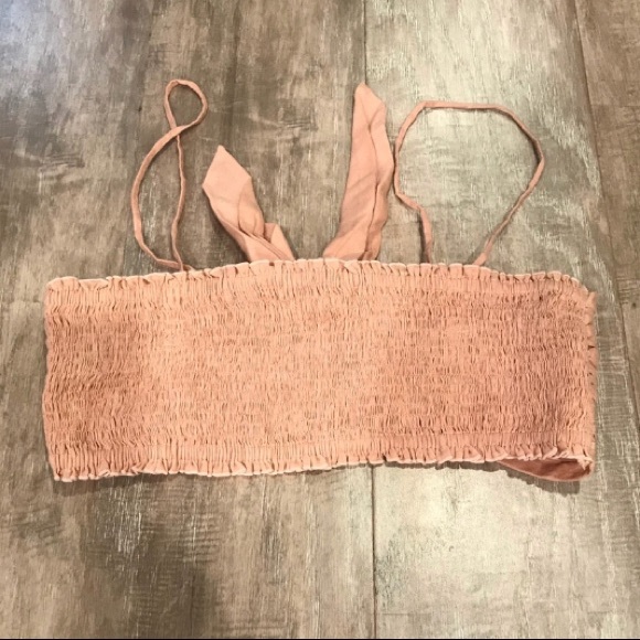 Indah Front Tie Bandeau Top - Picture 2 of 4